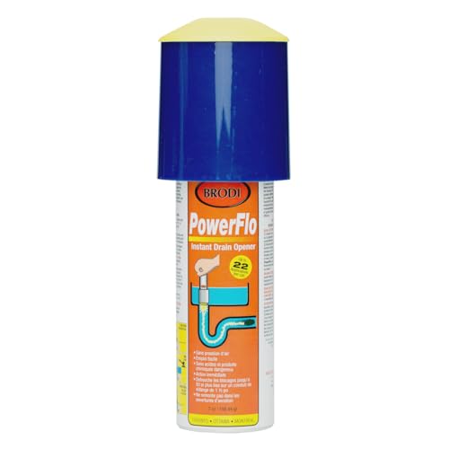 PowerFlo is a non-chemical, Safe Instant Drain Opener for all Diameter Drains. Does not use air pressure or chemicals. Powerful solution with 18 applications (Powerflo Refill (Pack of 1))