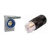 Reliance Controls PB50 50-Amp Power Inlet Box and Reliance Controls LL550C 50 Amp Generator Connector