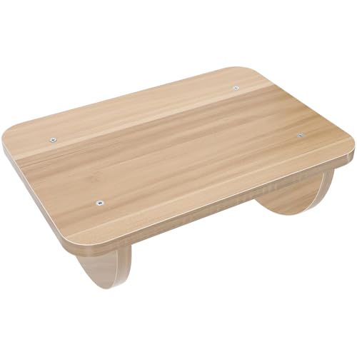 Repose-pieds en bois contre les douleurs de dos et la fatigue assise