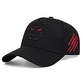 Pesoncarl Baseball Cap Adjustable Animal Embroidery Baseball Hat Classic Black Hip Hop Hat Summer Trucker Fishing Cap Lightweight Men Women for Daily Use, Outdoor Activities, Sports