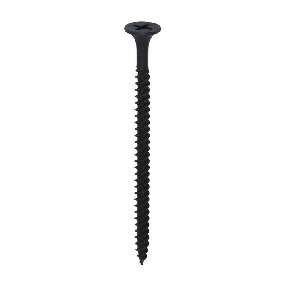 Timco Black 00060Dry Drywall Metal Stud Plasterboard Screws - Ph - Bugle - Fine Thread - 3.5 X 60 Box 500