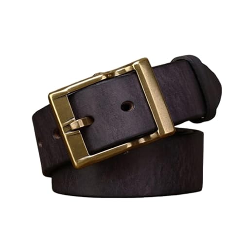 Ceinture vintage pour homme lanière en cuir de vache fait main classique 115 cm
