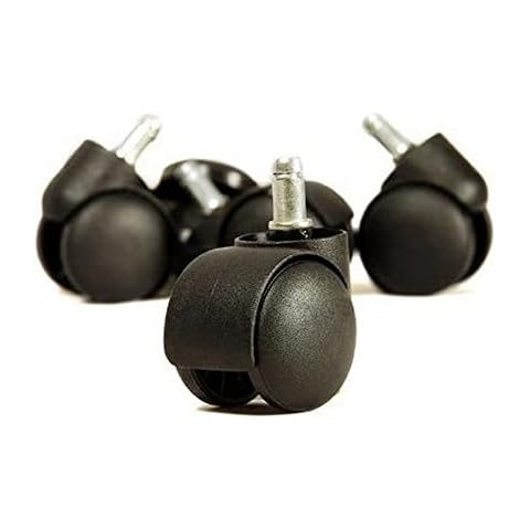 Lab Space Office Chair Caster Wheel, Castors Universal Standard Size 11mm Stem Diameter, Office Chair Wheels, Caster Wheels Replacement Set of 5 Cover
