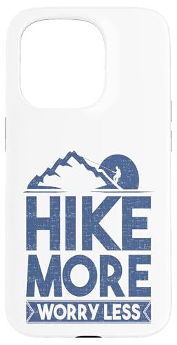 Nature Lover Hike More Worry Less �n�C�L���O �n�C�J�[ �X�}�z�P�[�X iPhone 15 Pro �p