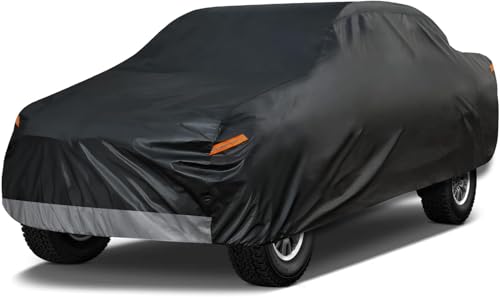 Image of Kayme Truck Cover Waterproof All Weather - See Vehicle Size Chart - Heavy Duty Outdoor Pickup Cover Sun Uv Rain Protection, Universal Fit Most Extended Cab Long Bed.(Length Up to 248 inch)