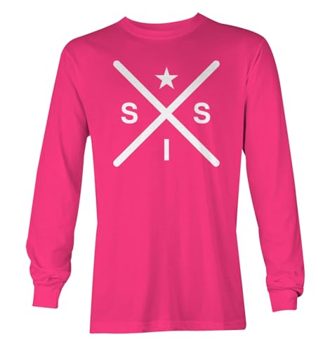 SIS Compass - Sister Military Armed Forces Unisex Long Sleeve Shirt (Pink, XXX-Large)