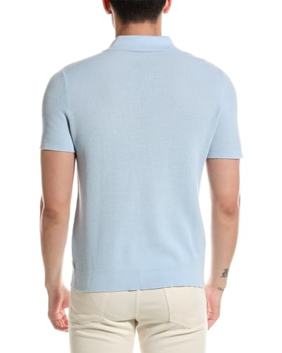 mens Cotton Textured Knit Polo2