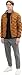 Produktbild TOM TAILOR Herren 1038608 Hybrid Steppjacke mit Abnehmbarer Kapuze im Kragen, 25985-deep Cognac, L