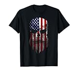 American Beard Skull Men's T-Shirt T-Shirt
