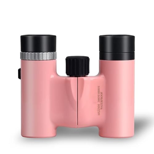 Telescopi Adulti 10x22 Mini Telescopio Hd Opera Occhiali Binocolo per Concerti Sport Vita Impermeabile rosa