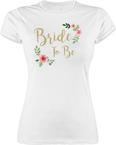 JGA Junggesellenabschied Frauen - Bride to Be - S - Weiß - Bride to be Tshirt - L191 - Tailliertes Tshirt für Damen und Frauen T-Shirt