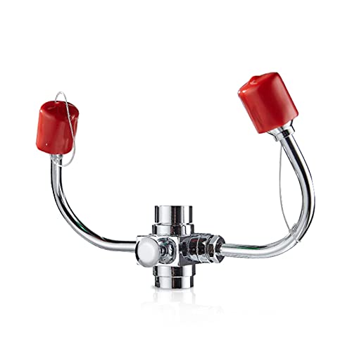 Douche oculaire à double jet portative et flexible inox pour rinçage rapide