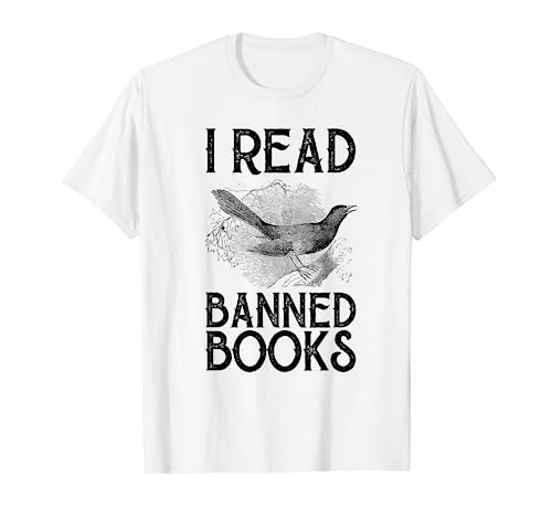 Banned Book Week, I Read Banned Books, Book Lover Apparel T-Shirt