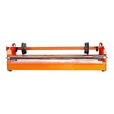 Gitohoni Stretchfolienabroller Palettenwickler Verpackungsfolienhalter Folienabroller Metallkonstruktion mit Integriertem Schneidemesser für Haushalte Betriebe, Orange