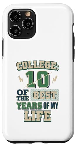 ��w���ƃM�t�g Best 10 Years of My Life Fun College �X�}�z�P�[�X iPhone 11 Pro �p