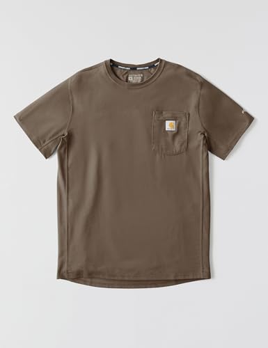Image of Carhartt Men's Force Relaxed Fit Midweight Short-Sleeve Pocket T-Shirt