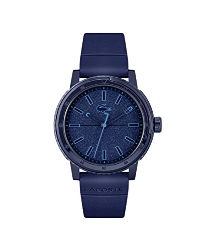 Lacoste Challenger Mens Quartz Plastic and Silicone Strap Watch, Color: Blue (Model: 2011083), Blue, Men (B09H1161F4) Amazon Price History, Amazon Price Tracker