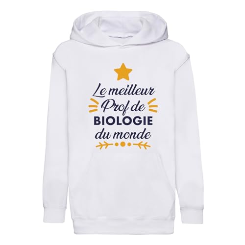 Sweat à capuche enfant prof de biologie enseignant école collège lycée hoodie premium