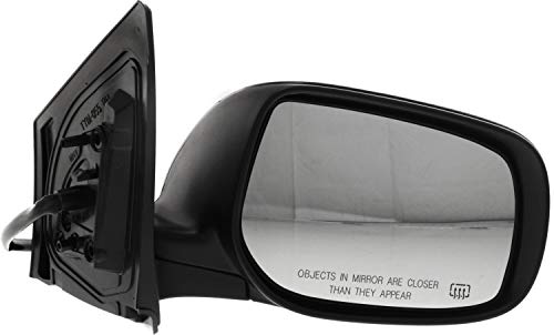 Kool Vue Mirror for Car Passenger Side Power Heated for Toyota Corolla 2009-2013, Paintable Japan or USA Built Vehicle