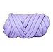 Chunky Yarn 1000g Super Chunky Knit Koc Przędza Vegan Braid Miękki koc Przędza Knitting Dywan Dywaniki Rzut koc Przędza Chunky Knit Koc (kolor: niebieski) miękki