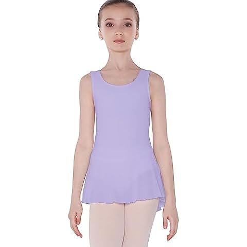 Wear Moi Entrechat Girl's Cotton Stretch Tulle Elasthan Dress, Lilac, Age 8/10 (TUN011LIL8) Cover