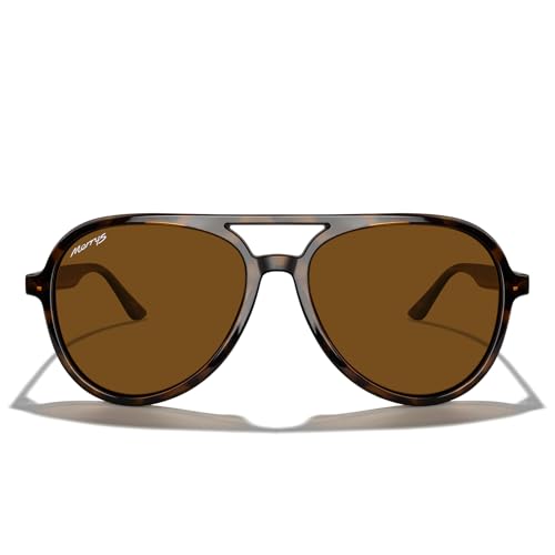 MERRY'S Classic Polarized Aviator Sunglasses For Womens Mens Retro Double Bridge Aviators S83762