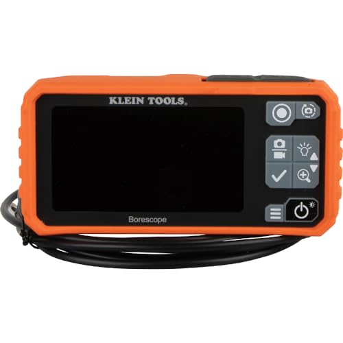 Klein Tools ET17 Utility Borescope with 5.5 mm 9.8-Foot Waterproof Gooseneck Snake, LEDs, 4.3-Inch LCD, Attachments, Endoscope Inspection Camera by KLEIN TOOLS - Image 9