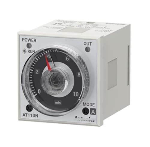 Digital Counter AT11DN Timer, Analog, 6-Mode, Multi-Range, DPDT(2c), 100-240VAC/24-240 VDC, 11-Pin, (Socket req'd) Electrical Timers