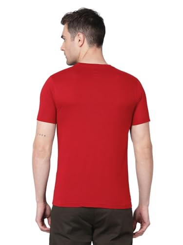 Image of Dollar Super Combed Cotton Mens Assorted Solid T-Shirt