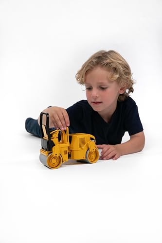 Bruder 02434 Toys - Construction Realistic Cat Asphalt Drum Compactor Vehicle thumb #4