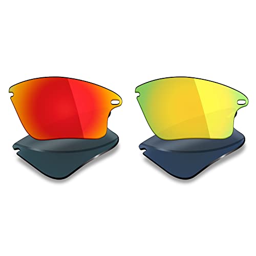 Image of Mryok 2 Pair Polarized Replacement Lenses for Oakley Fast Jacket XL Sunglass - Options