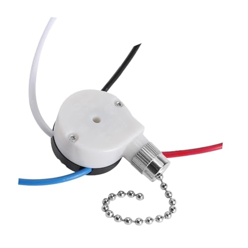 Image of ATORSE Pull Chain Switch Multifunctional Replacement Part Wall Lamps 3 Speed 4 Wire Silver|Home & Garden|Lamps, Lighting & Ceiling Fans|Lighting Parts & Accessories