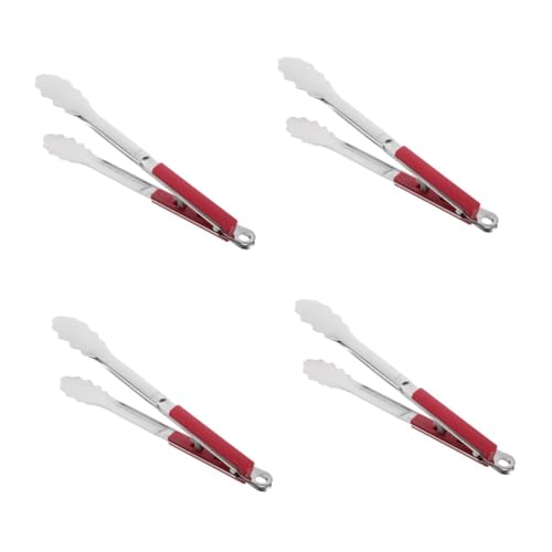 iplusmile 4piezas Inoxidable Para Barbacoa De Utensilio Multifuncional Para Pescado y Ensaladas Accesorio Para Cocina y Parrillas