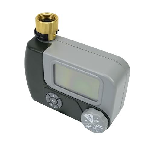 PNI WT10 PRO Irrigation Programmer, LCD Display, 3/4 Metal Connection, 2 Outputs, Dark Green, White, 150 X 50 X 100mm - Image 3