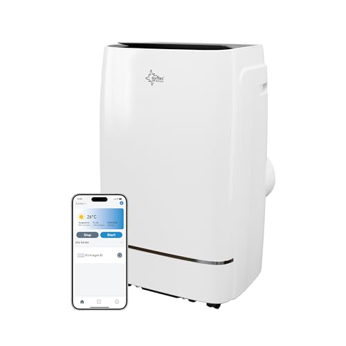 SUNTEC Mobiles Klimagerät Advance 14000 BTU APP Klimaanlage mobil und leise mit Smart App Steuerung Entfeuchter für Räume bis 70 qm Mobile Kühlung & Heizung für zuhause 14.000 BTU