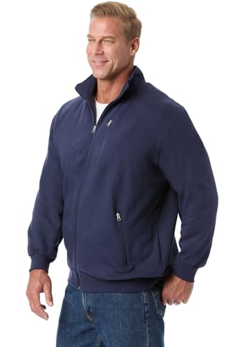 Image of KingSize Men's Big & Tall Full-Zip Fleece Jacket