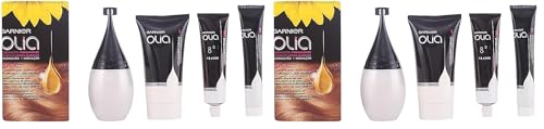 Garnier Olia Coloración Permanente sin Amoniaco, con Aceites Florales de Origen Natural, Tono 8.0 Rubio Claro, 1 Unidad (Paquete de 2)