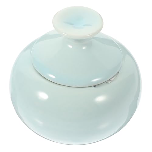 Gatuida Pot De à Avec Couvercle Support Pour à Pot De Voyage Récipient Céramique