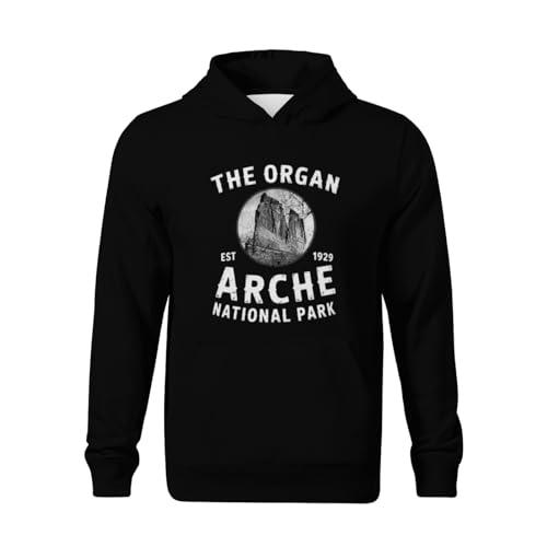 Kids The Organ Arches National Park Boys Girls Lightweight Kangaroo Pocket Fleece Hoodies2