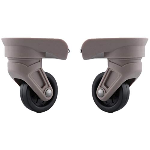 Luggage Wheel,Luggage Suitcase Wheels, 360 Degree Swivel Luggage Mute Wheel Suitcase Replacement Repair Wheels Parts Spinner (W321#)(Gray)