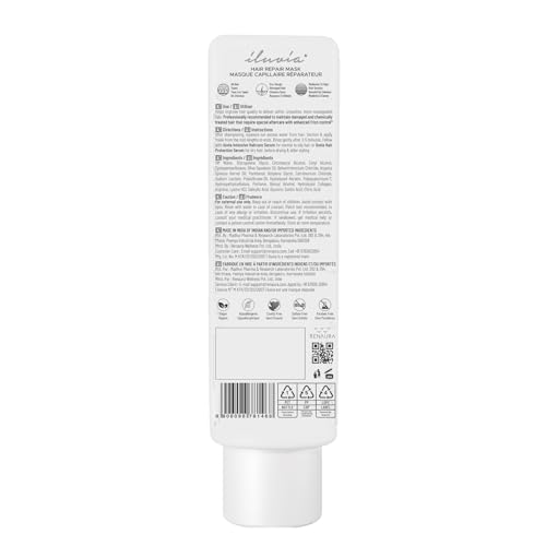 Image of iluvia Hydrophobic Hair Repair Mask (Humidity-Resistant, Anti-Frizz Hair Mask, Repairs Dry, Brittle, Chemically Treated Hair, 200g