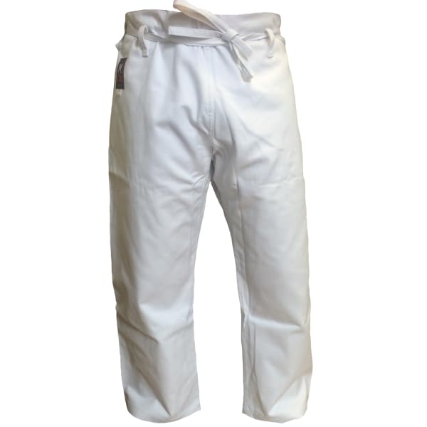 Shiatsu Hose weiß (mit Schnürkordel)