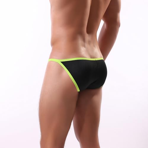 Men's Stretchy Breathable Briefs Comfort String Waist Pouch Underwear Panties4