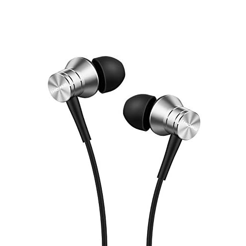 1MORE Piston Fit Kopfhörer stereo Bass In Ear mit Mikrofon und Fernbedienung Kompatibel mit iOS und Android (Silber, E1009)