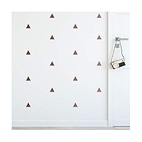 StickerDeen | Triangle Arizona Style Polygon Shape Decoration Removable Window, Furniture, Nursery Wall Art Vinyl Decal Stickers Gift | (Pack 80) ( Black