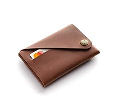 Minimalist Classic Brown Wallet – Stitchless Cardholder & Coin Purse