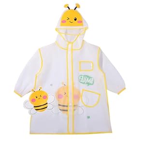 Generisch Nptdd5Kjf Gelber Bienen Regenponcho 4-5 Jahre