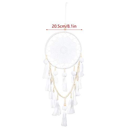 DreamCatcher White Hand-gebreid Modern Simple Wall Hanging DreamCatcher Artware Wall Decoration Ornament Gift - Image 6