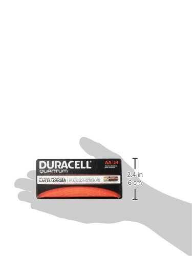 Duracell - Quantum AA Alkaline Batteries - Long Lasting, All-Purpose Double A Battery for Household and Business - Pack of 24