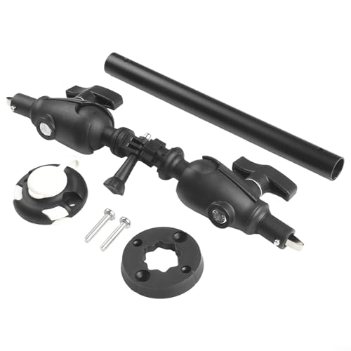 Kit de montaje de cámara para kayak y canoa con varilla de extensión y base de acero inoxidable 3